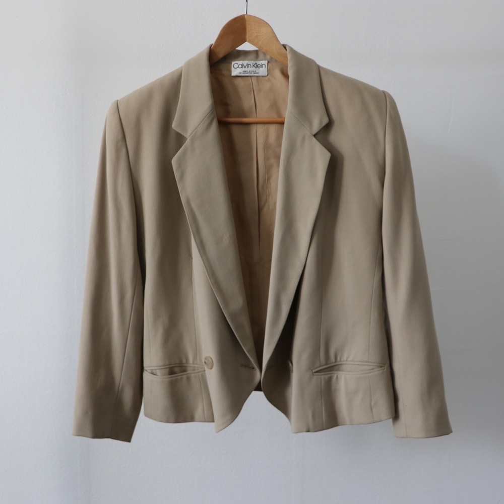 Beige CK Blazer
